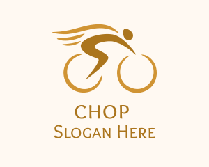 Fast - Biker Bicycle Cyclist logo design