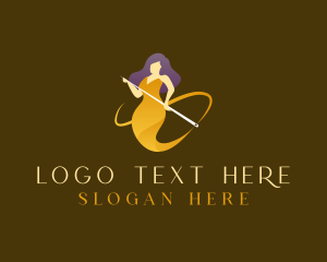 Gown - Female Seamstres Fashion logo design