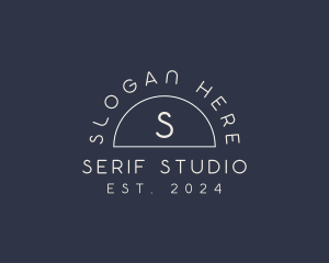 Serif - Minimalist Event Business logo design