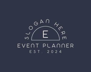 Minimalist Event Business logo design