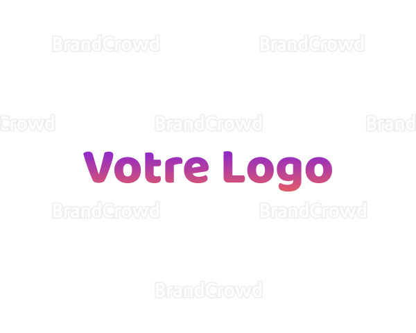 Simple Gradient Purple Logo