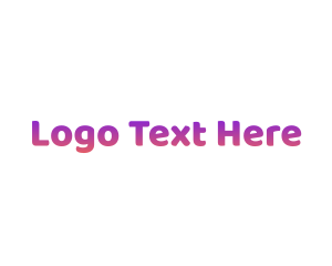 Parlor - Simple Gradient Purple logo design