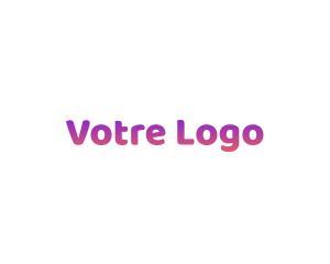 Purple - Simple Gradient Purple logo design