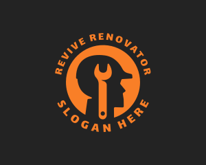 Renovator - Mechanic Repair Service logo design