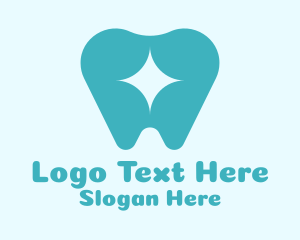 Dental - Sparkly Tooth Dentist logo design