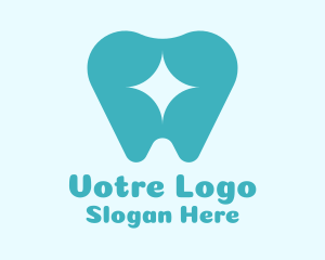 Dentist - Sparkly Tooth Dentist logo design