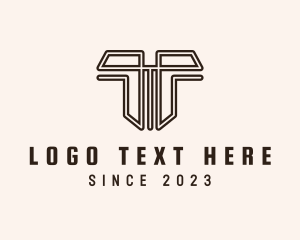 Letter T Advisory  Logo