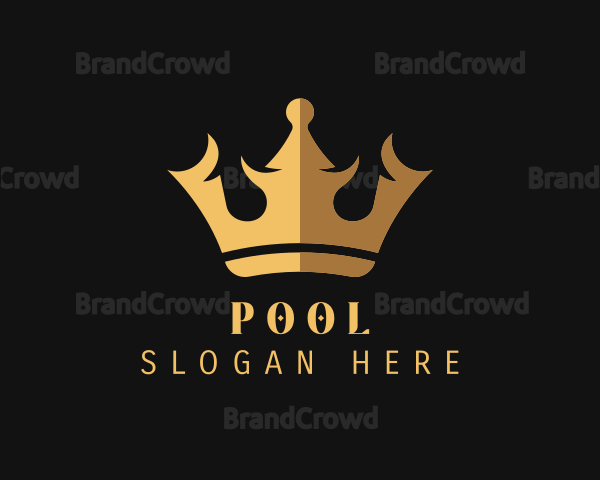 Premium Golden Crown Logo