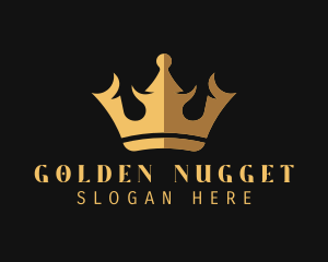 Premium Golden Crown  logo design