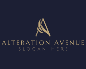 Premium Luxury Elegant Letter A logo design