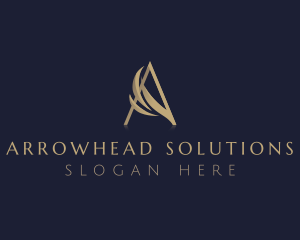 Premium Luxury Elegant Letter A logo design