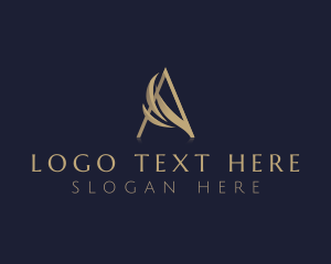 Letter A - Premium Luxury Elegant Letter A logo design
