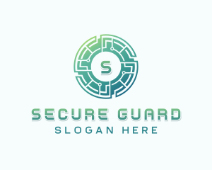 Cybersecurity - Tech Circuit Cybersecurity logo design
