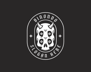 Evil Skull Demon Logo