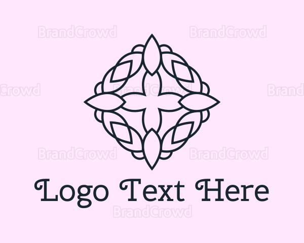 Nature Leaf Decoration Logo