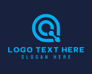Programmer - Startup Modern Tech Letter Q logo design