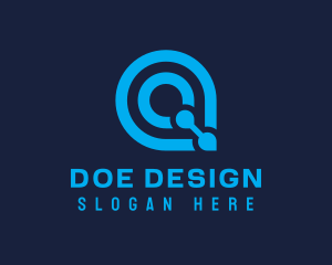 Startup Modern Tech Letter Q logo design