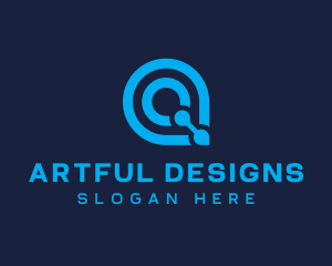 Startup Modern Tech Letter Q logo design