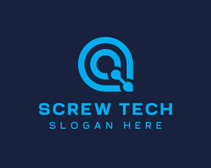 Startup Modern Tech Letter Q logo design