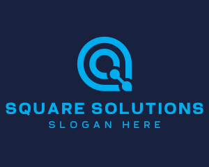 Startup Modern Tech Letter Q logo design