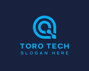 Startup Modern Tech Letter Q logo design