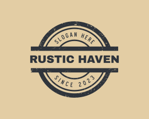 Simple Rustic Firm logo design