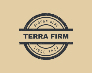 Simple Rustic Firm logo design