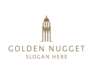 Golden Bell Tower logo design