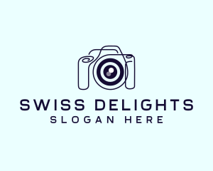 Camera Lens Gadget logo design