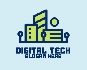 Digital - Digital Tech Building logo design