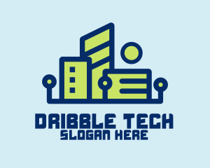 Digital Tech Building logo design