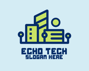 Digital Tech Building logo design