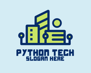 Digital Tech Building logo design