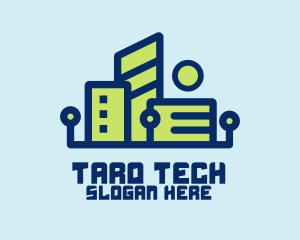 Digital Tech Building logo design