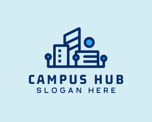 Digital Tech Building logo design