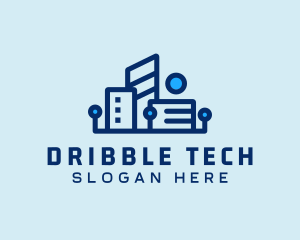 Digital Tech Building logo design