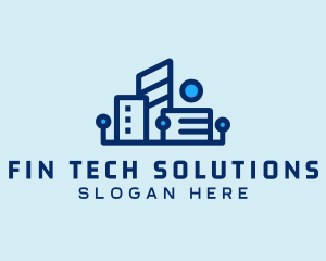 Digital Tech Building logo design