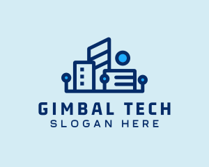 Digital Tech Building logo design