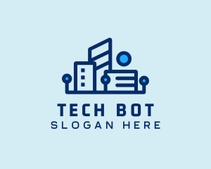 Digital Tech Building logo design