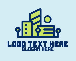 Digital Tech City logo design