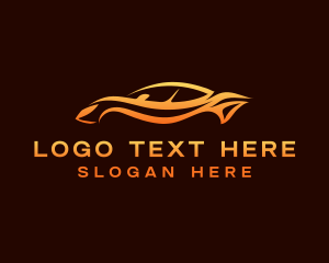 Repair - Car Driving Garage logo design