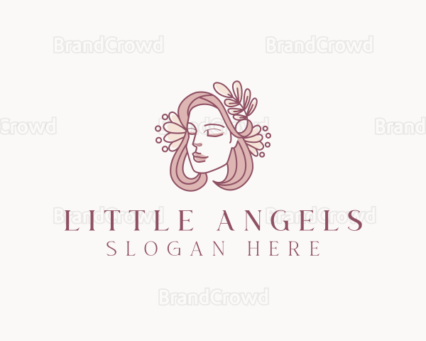 Beauty Woman Floral Logo