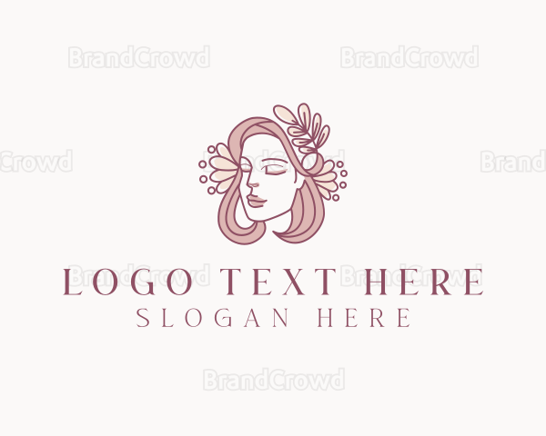 Beauty Woman Floral Logo