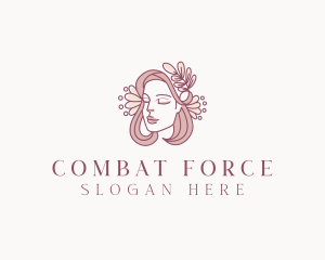 Beauty Woman Floral Logo