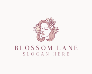 Flowers - Beauty Woman Floral logo design