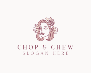 Chic - Beauty Woman Floral logo design