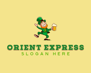 Leprechaun Irish Beer Logo