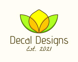 Minimalist Lemon Design logo design