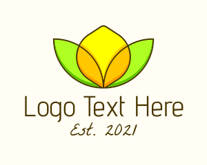 Zesty - Minimalist Lemon Design logo design