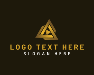 Geometric - Triangle Tech Agency logo design